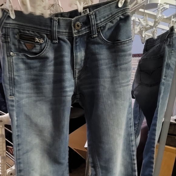 GUESS JUNIOR DENIM SLIM FIT JEANS - Picture 2 of 6